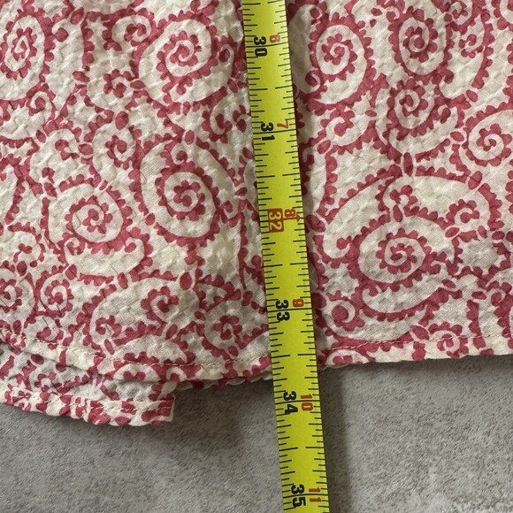 Y2K J. Crew Strapless Empire Waist Pink White Dress Cocktail Resort 6P - Picture 8 of 10